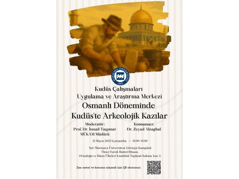 Osmanlı Döneminde Kudüs'te Arkeolojik Kazılar Konferans