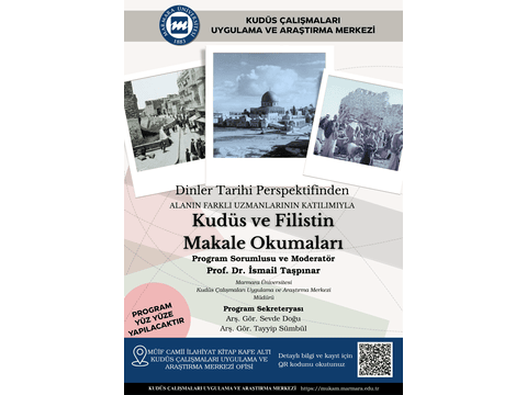 Dinler Tarihi Perspektifinden Kudüs ve Filistin Makale Okumaları